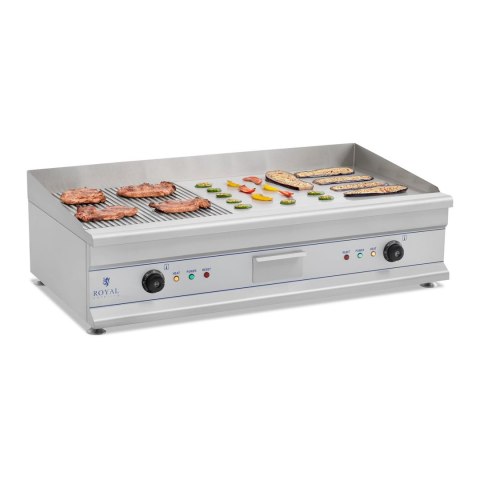 Grill elektryczny 230V podwójny duży ryflowany 100cm Grill elektryczny 230V podwójny duży ryflowany 100cm