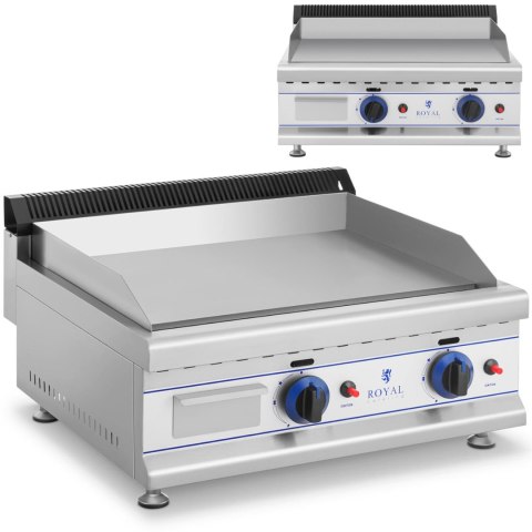 Grill podwójny gładki gazowy na gaz LPG / Propan-Butan 2 x 3000 W 30 mbar Grill podwójny gładki gazowy na gaz LPG / Propan-Butan 2 x 3000 W 30 mbar
