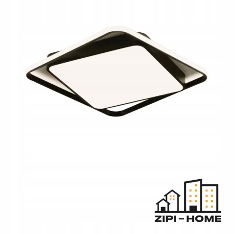 Lampa sufitowa LED czarny, romb 50cm x 50cm, 3 barwy światła, WYPRZEDAŻ Lampa sufitowa LED czarny, romb 50cm x 50cm, 3 barwy światła, WYPRZEDAŻ