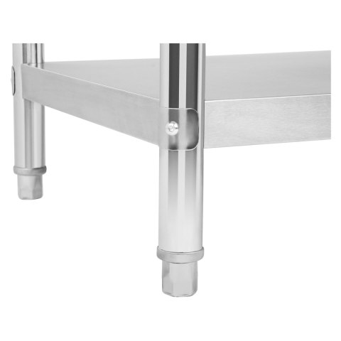 Stół do kuchni blat roboczy stal nierdzewna dolną półka 120x60cm Stół do kuchni blat roboczy stal nierdzewna dolną półka 120x60cm