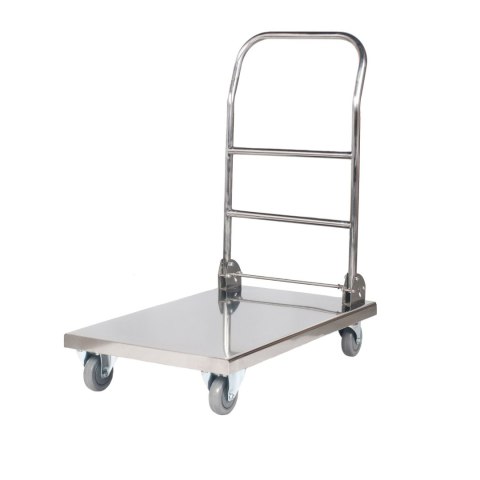 Wózek platformowy składany stalowy HoReCa platforma 70x52cm Wózek platformowy składany stalowy HoReCa platforma 70x52cm