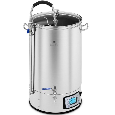 Kocioł warzelny zacierny do produkcji piwa stal nierdzewna 2500W LCD 60L Kocioł warzelny zacierny do produkcji piwa stal nierdzewna 2500W LCD 60L