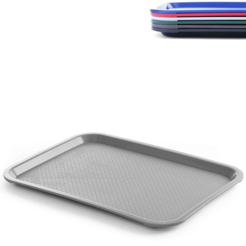 Taca z polipropylenu Fast Food 30.5x41.5cm - szara Taca z polipropylenu Fast Food 30.5x41.5cm - szara