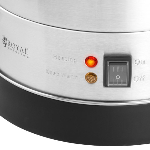 Warnik podgrzewacz do wody grzańca podwójne ścianki stalowy 20.5L 2500 W Warnik podgrzewacz do wody grzańca podwójne ścianki stalowy 20.5L 2500 W