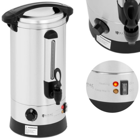 Warnik podgrzewacz do wody grzańca podwójne ścianki stalowy 8.7L 1500 W Warnik podgrzewacz do wody grzańca podwójne ścianki stalowy 8.7L 1500 W