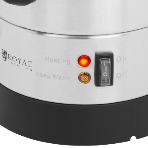 Warnik podgrzewacz do wody grzańca podwójne ścianki stalowy 8.7L 1500 W Warnik podgrzewacz do wody grzańca podwójne ścianki stalowy 8.7L 1500 W