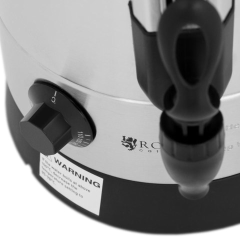 Warnik podgrzewacz do wody grzańca podwójne ścianki stalowy 8.7L 1500 W Warnik podgrzewacz do wody grzańca podwójne ścianki stalowy 8.7L 1500 W