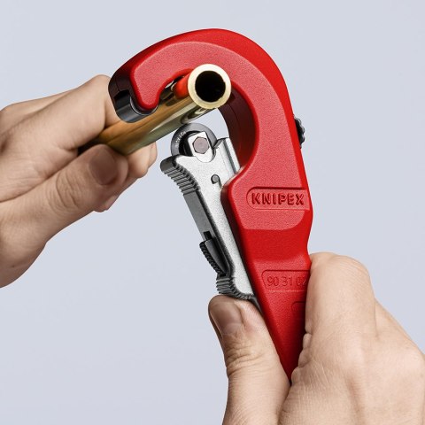 OBCINAK DO RUR 6-35 (1/4-3/8'') O GRUBOŚCI ŚCIANEK DO 2MM KNIPEX OBCINAK DO RUR 6-35 (1/4-3/8'') O GRUBOŚCI ŚCIANEK DO 2MM KNIPEX