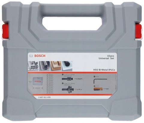 ZESTAW OTWORNIC 14 SZT. HSS BI-METAL 19-76MM BOSCH ZESTAW OTWORNIC 14 SZT. HSS BI-METAL 19-76MM BOSCH