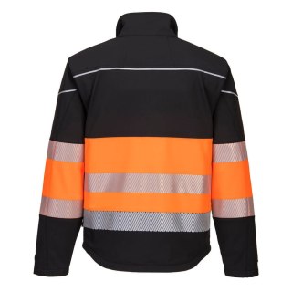 KURTKA OSTRZEGAWCZA SOFTSHELL PW375BKO ROZMIAR XXL PORTWEST