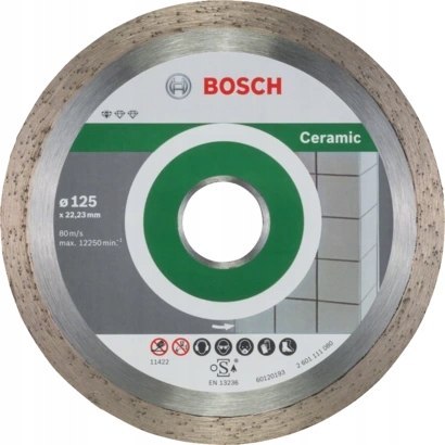 TARCZA DIAMENTOWA STANDARD FOR CERAMIC 125*22.3*1.6 BOSCH TARCZA DIAMENTOWA STANDARD FOR CERAMIC 125*22.3*1.6 BOSCH
