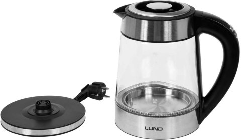 CZAJNIK ELEKTRYCZNY SZKLANY LED 1.7L REGUL. TEMP. LUND CZAJNIK ELEKTRYCZNY SZKLANY LED 1.7L REGUL. TEMP. LUND