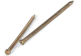 GWOŹDZIE STOLARSKIE ZP 1.8*45MM OCYNKOWANE NA ŻÓŁTO UN