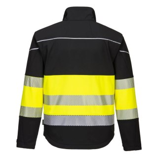 KURTKA OSTRZEGAWCZA SOFTSHELL PW375BKY ROZMIAR XXL PORTWEST