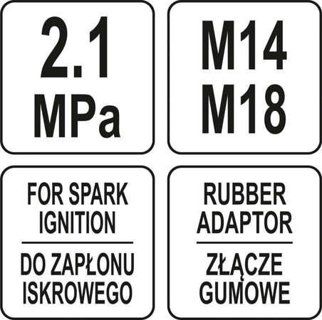 MIERNIK CIŚNIENIA SPRĘŻANIA YATO MIERNIK CIŚNIENIA SPRĘŻANIA YATO