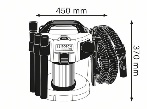 ODKURZACZ AKUMULATOROWY GAS 18V-10 L BOSCH ODKURZACZ AKUMULATOROWY GAS 18V-10 L BOSCH