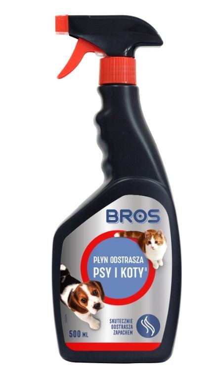 PŁYN ODSTRASZA PSY I KOTY 500ML BROS PŁYN ODSTRASZA PSY I KOTY 500ML BROS