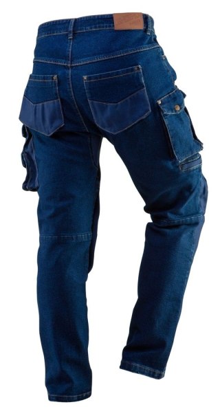 SPODNIE ROBOCZE DENIM, ROZMIAR M NEO