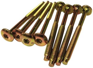 WKRĘT MEBLOWY OCYNKOWANY ŁEB PŁASKI 6*65MM UN