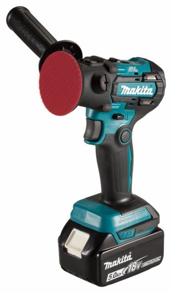 AKUMULATOROWA SZLIFIERKO-POLERKA 75MM 18V 2*5.0AH MAKITA AKUMULATOROWA SZLIFIERKO-POLERKA 75MM 18V 2*5.0AH MAKITA