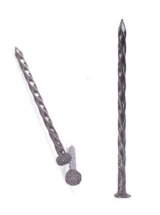 GWOŹDZIE KWADRATOWE SKRĘCANE OCYNKOWANE 3.0*70MM METALURGIA