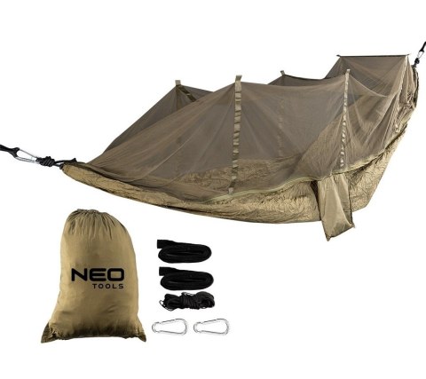 HAMAK Z MOSKITIERĄ 330*140CM. NEO HAMAK Z MOSKITIERĄ 330*140CM. NEO
