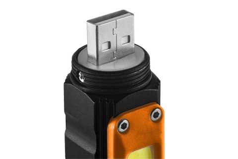 LATARKA AKUMULATORAWA USB 300 LM 2 W 1 CREE XPE + COB LED NEO LATARKA AKUMULATORAWA USB 300 LM 2 W 1 CREE XPE + COB LED NEO