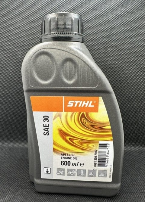 OLEJ DO SILNIKÓW 4-SUWOWUCH SAE30 0.6L STIHL OLEJ DO SILNIKÓW 4-SUWOWUCH SAE30 0.6L STIHL