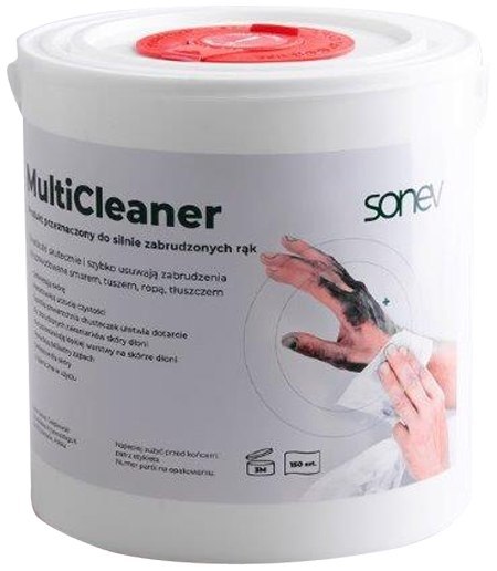 ŚCIERECZKI SONEX MULTI CLEANER, WIADERKO 150 LISTKÓW SONEX ŚCIERECZKI SONEX MULTI CLEANER, WIADERKO 150 LISTKÓW SONEX