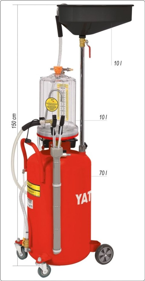 ZLEWARKO WYSYSARKA PNEUMATYCZNA 70L ZE ZBIORNIKIEM KONTROLNY YATO ZLEWARKO WYSYSARKA PNEUMATYCZNA 70L ZE ZBIORNIKIEM KONTROLNY YATO