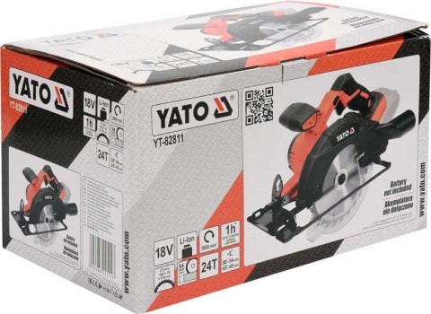 PILARKA 18V ,165MM BEZ AKUMULATORA YATO PILARKA 18V ,165MM BEZ AKUMULATORA YATO