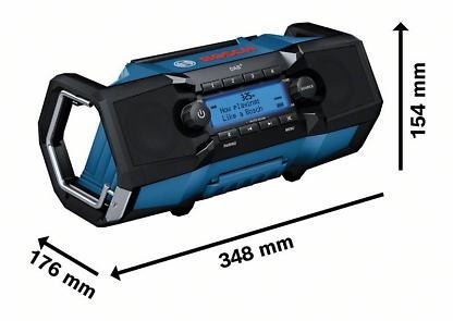 RADIO AKUMULATOROWE GPB 18V-2 SC DAB+/FM BLUETOOTH 0*AH BOSCH RADIO AKUMULATOROWE GPB 18V-2 SC DAB+/FM BLUETOOTH 0*AH BOSCH