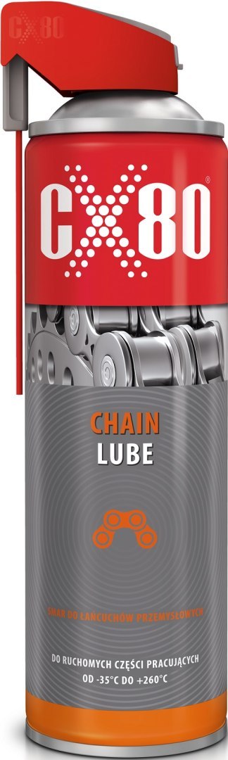 SMAR DO ŁAŃCUCHÓW PRZEMYSŁOWYCH DUO SPRAY 500ML CX-80 SMAR DO ŁAŃCUCHÓW PRZEMYSŁOWYCH DUO SPRAY 500ML CX-80