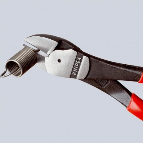SZCZYPCE TNĄCE BOCZNE O ZWIĘKSZONYM PRZEŁOŻENIU 180MM KNIPEX SZCZYPCE TNĄCE BOCZNE O ZWIĘKSZONYM PRZEŁOŻENIU 180MM KNIPEX
