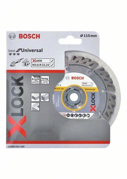 TARCZA DIAMENTOWA UNIWERSAL 115*2 X-LOCK BOSCH TARCZA DIAMENTOWA UNIWERSAL 115*2 X-LOCK BOSCH