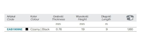 TAŚMA SAMOWULKANIZUJĄCA CZARNA BM 9M*19MM BM GROUP TAŚMA SAMOWULKANIZUJĄCA CZARNA BM 9M*19MM BM GROUP