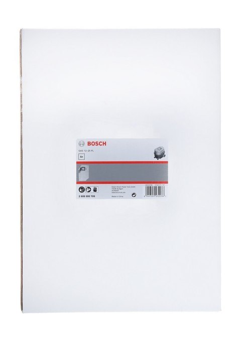 WORKI NA PYŁ GAS 12-25 WŁÓKNINA 5PCS BOSCH WORKI NA PYŁ GAS 12-25 WŁÓKNINA 5PCS BOSCH