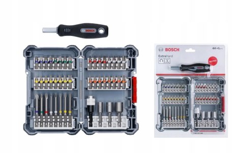 ZESTAW BITÓW 45 SZT. + WKRĘTAK BOSCH ZESTAW BITÓW 45 SZT. + WKRĘTAK BOSCH
