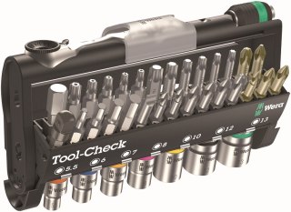 ZESTAW BITÓW I NASADEK Z GRZECHOTKĄ TOOL CHECK 33EL. WERA