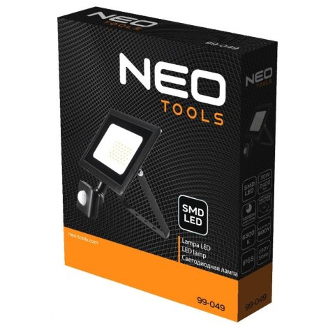 REFLEKTOR Z CZUJNIKIEM RUCHU SMD 30W 2400LM 230V NEO REFLEKTOR Z CZUJNIKIEM RUCHU SMD 30W 2400LM 230V NEO