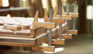 ŚCISK DŹWIGNIOWY STOLARSKI DREWNIANY HKL 400*110MM BESSEY