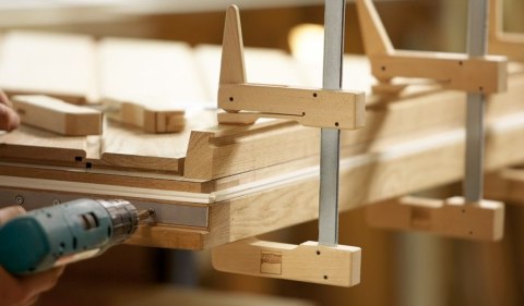 ŚCISK DŹWIGNIOWY STOLARSKI DREWNIANY HKL 400*110MM BESSEY ŚCISK DŹWIGNIOWY STOLARSKI DREWNIANY HKL 400*110MM BESSEY