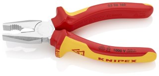 SZCZYPCE UNIWERSALNE IZOLOWANE VDE 160MM KNIPEX