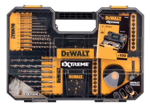 ZESTAW BITÓW 100 EL. IMPACT TORSION DEWALT