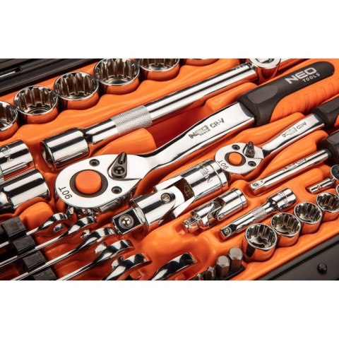 ZESTAW KLUCZY NASADOWYCH 1/2'' 1/4'' 71SZT NEO ZESTAW KLUCZY NASADOWYCH 1/2'' 1/4'' 71SZT NEO