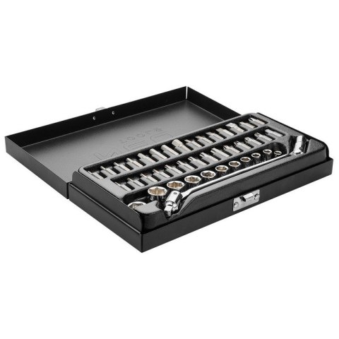 ZESTAW KLUCZY NASADOWYCH 1/4'' 41 CZEŚCI NEO ZESTAW KLUCZY NASADOWYCH 1/4'' 41 CZEŚCI NEO