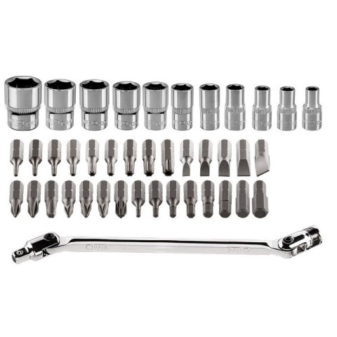 ZESTAW KLUCZY NASADOWYCH 1/4'' 41 CZEŚCI NEO ZESTAW KLUCZY NASADOWYCH 1/4'' 41 CZEŚCI NEO