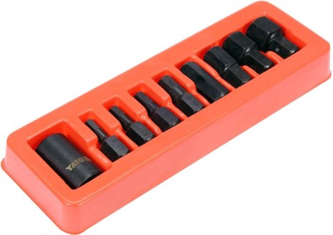 ZESTAW UDAROWYCH KLUCZY TRZPIENIOWYCH HEX 1/2'' YATO ZESTAW UDAROWYCH KLUCZY TRZPIENIOWYCH HEX 1/2'' YATO