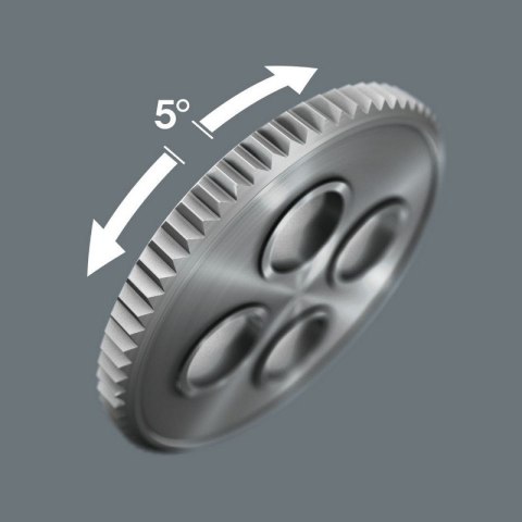 GRZECHOTKA ZYKLOP SPEED 1/4'' W ZESTAWIE METRYCZNYM,42 CZĘŚĆ WERA