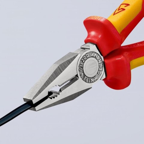 SZCZYPCE UNIWERSALNE IZOLOWANE VDE 200MM KNIPEX SZCZYPCE UNIWERSALNE IZOLOWANE VDE 200MM KNIPEX
